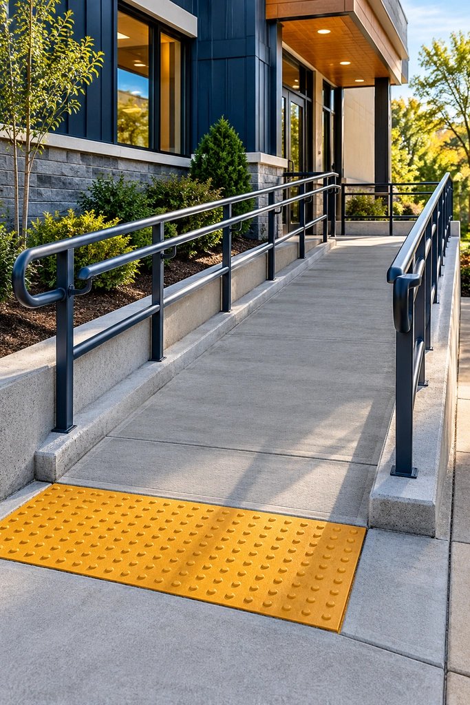 ADA-Compliant Concrete Ramps