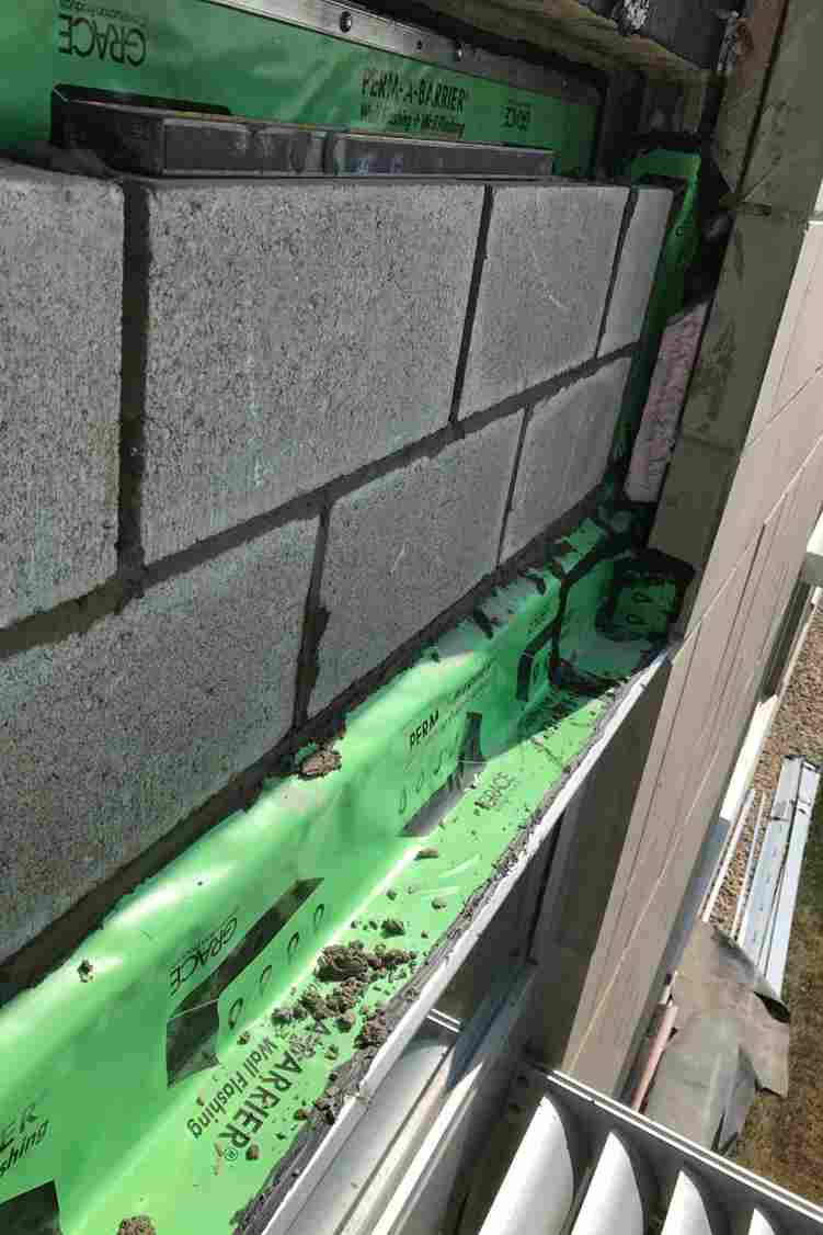 Sill and Coping Flashing Repair