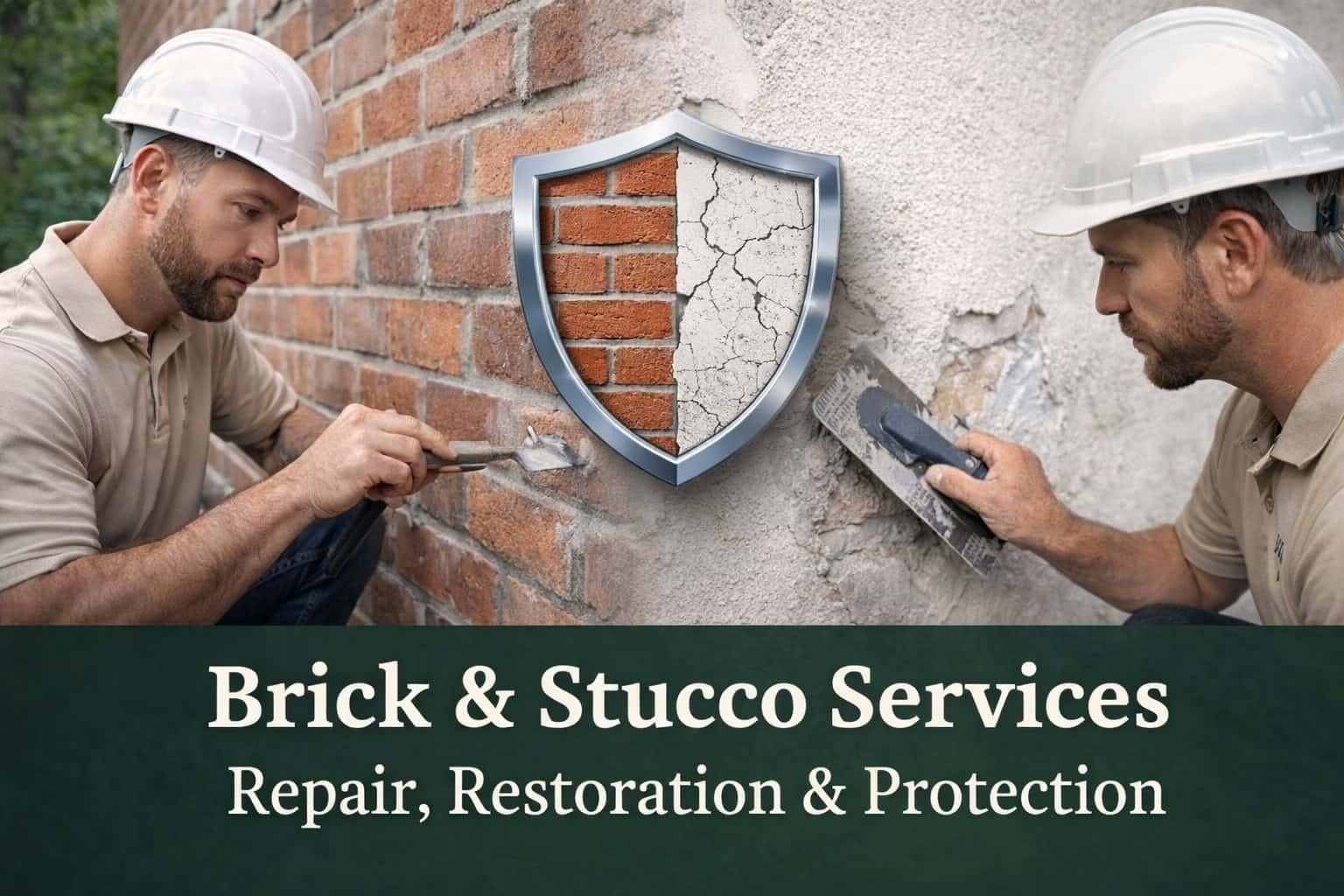 Illustration of Stucco Repair Restoration