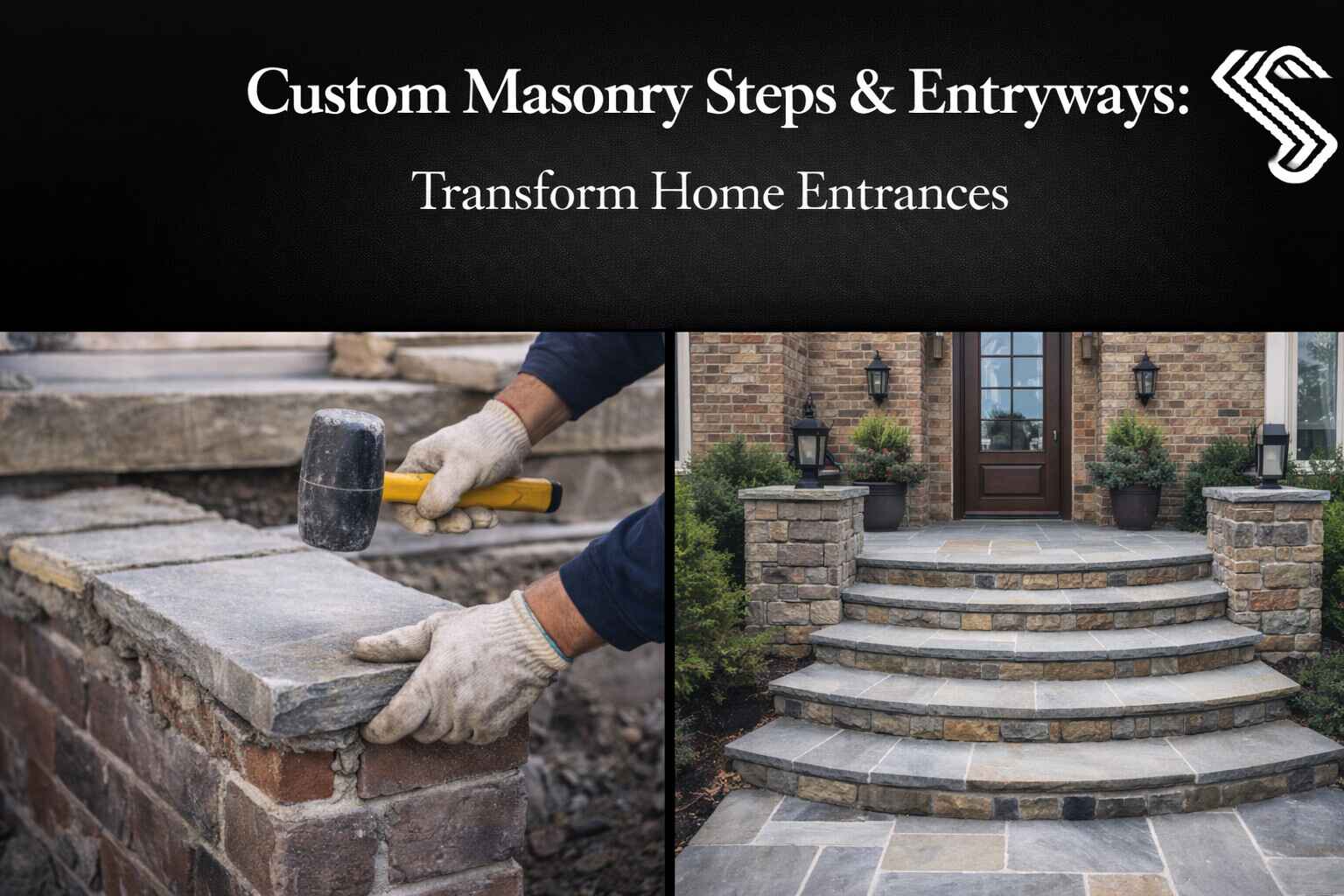 Custom Masonry Steps & Entryways: Transform Home Entrances