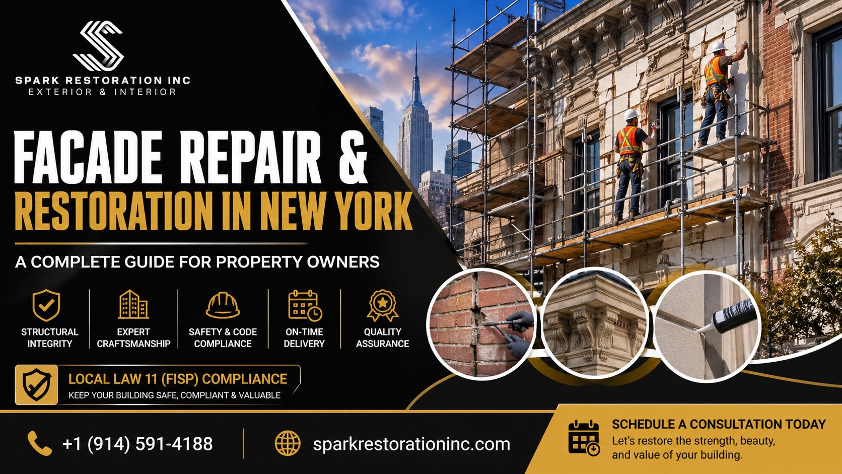 Complete Guide to Facade Repair & Restoration in New York (2026)