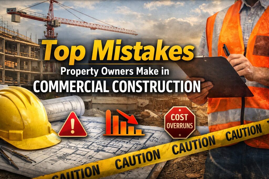 Top Mistakes Property Owners Make in Commercial Construction