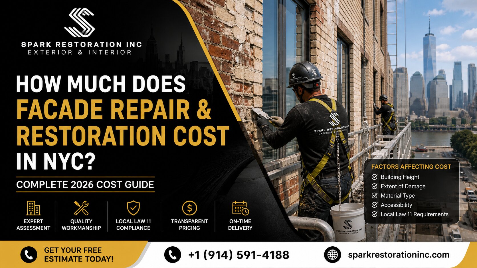 How Much Does Facade Repair & Restoration Cost in NYC?