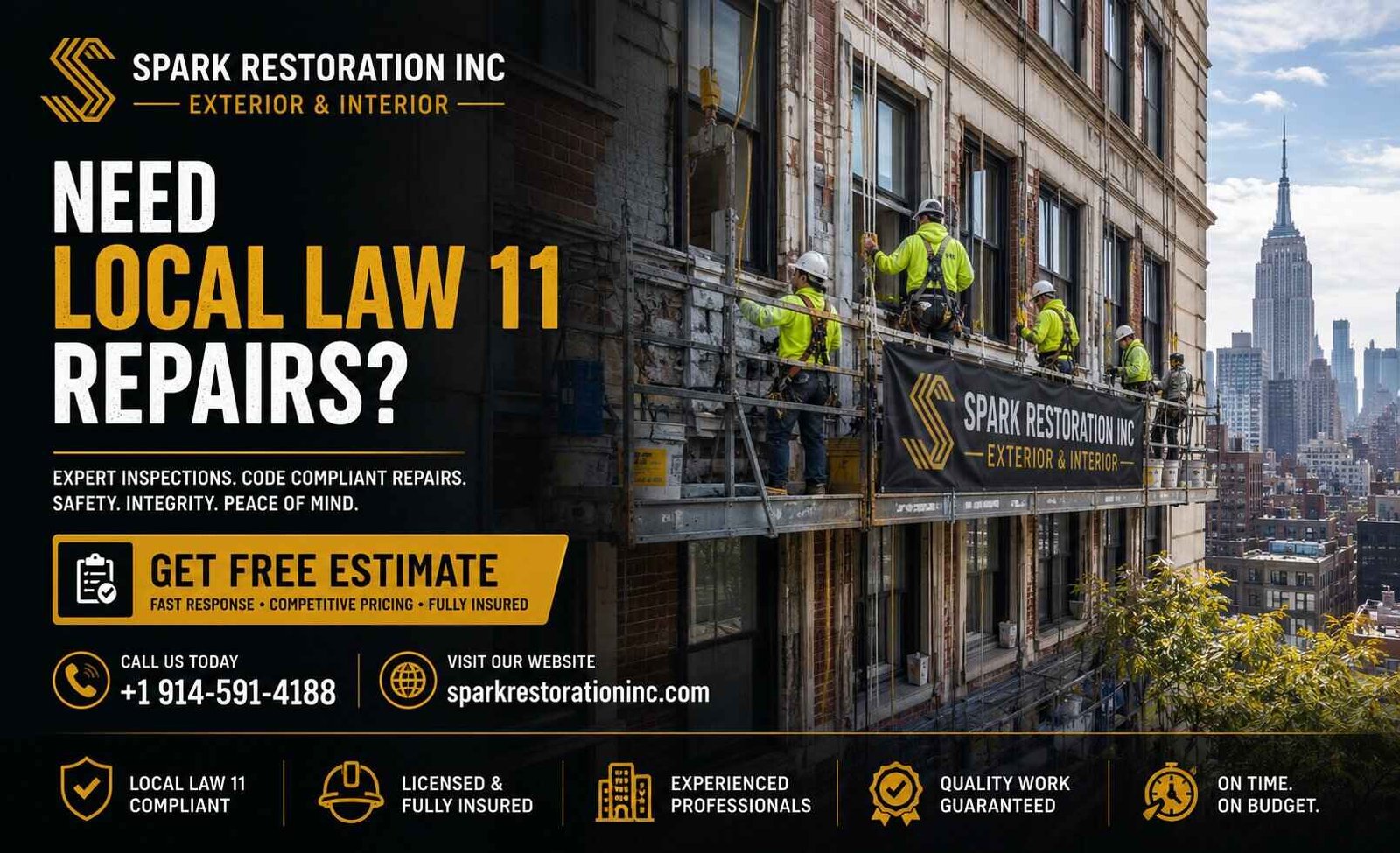 Need Local Law 11 Repairs